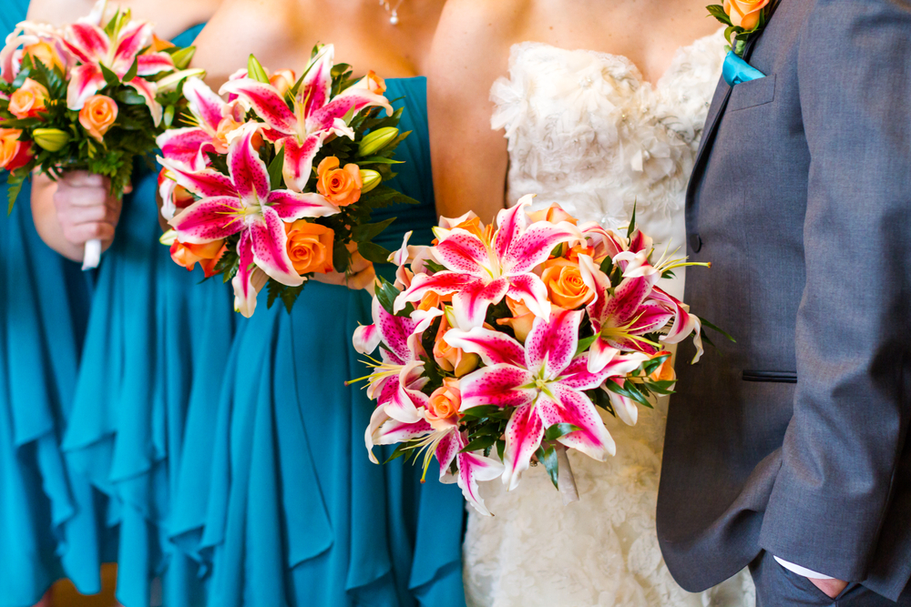 Lilies deals bouquet wedding