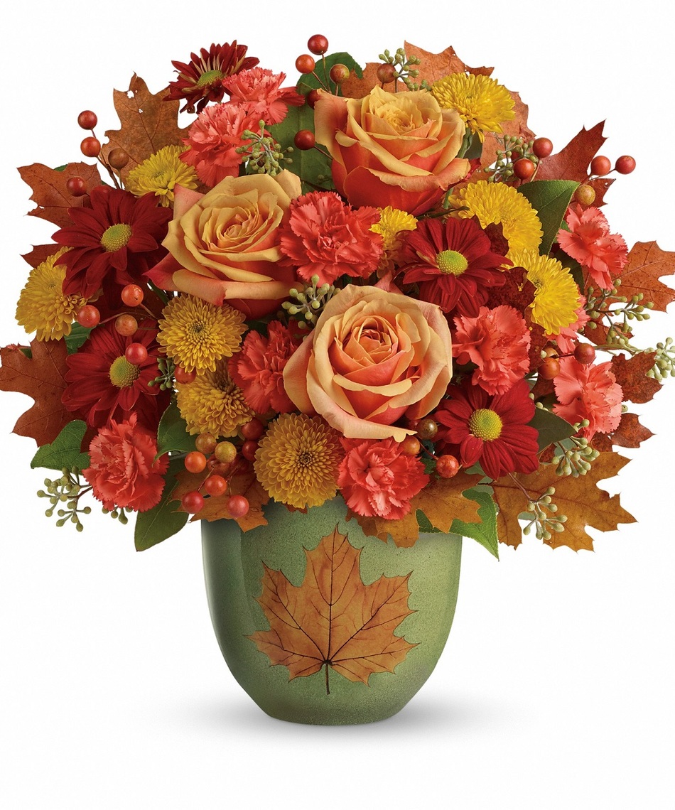 Thanksgiving Traditional Floral Arrangement - Pueblo, CO Florist