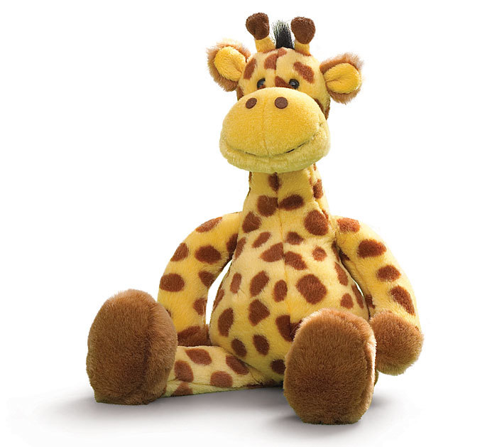 Geri Giraffe Plush. Geri is 16" High measured from head to toe. 