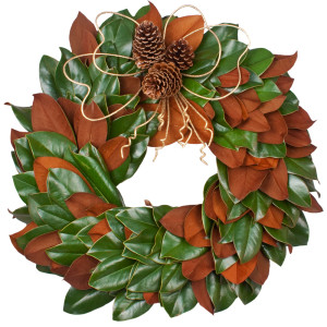CW54-magnolia-leaf-wreath-freytags-florist-copyright