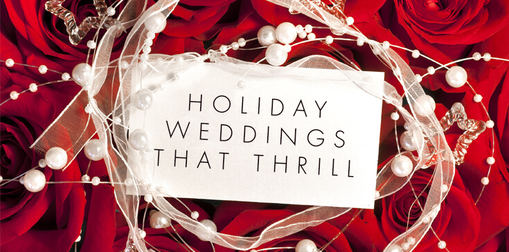 holiday wedding
