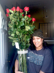 Mia And Her Epic Rose Delivery Here In Columbus Ohio
