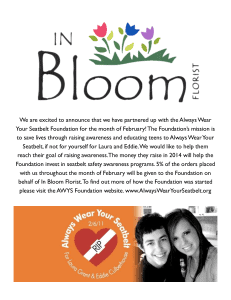 In Bloom and AWYS Foundation Partnership
