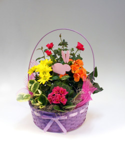 Easter Bunny's Basket Garden