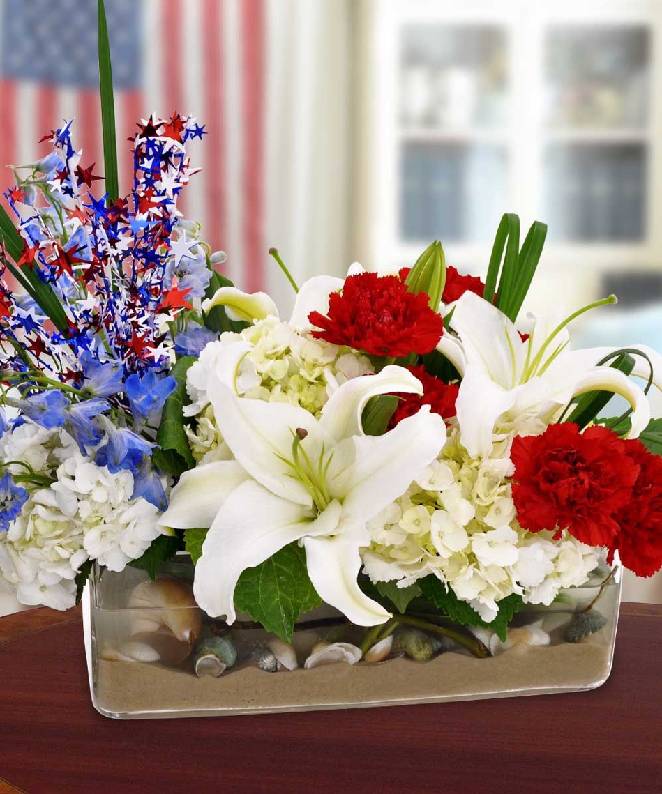 patriotic bouquets