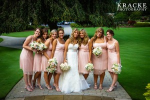 Bridal Party at Oak Hill Country Club
