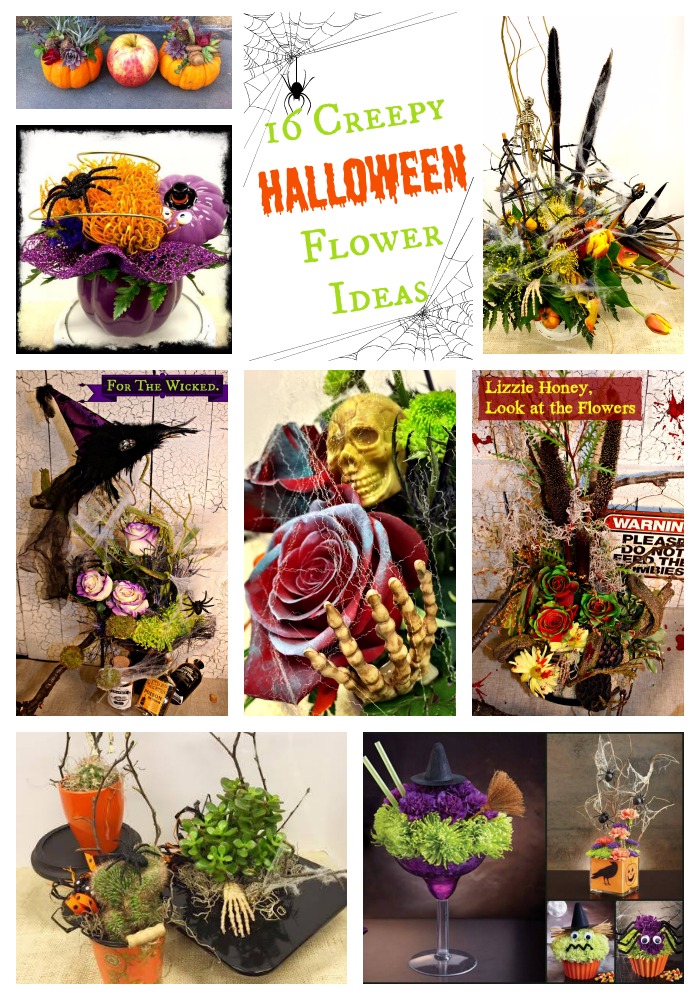 16 Creepy Halloween Flower Ideas