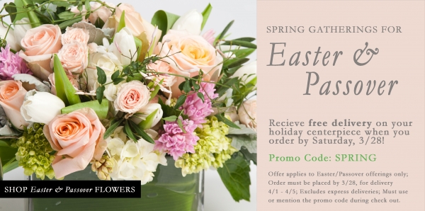 Easter Passover Free Delivery Promo