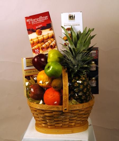 Fruit and Goodie Basket by Moravian