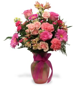 Tickled Pink by Moravian Florist