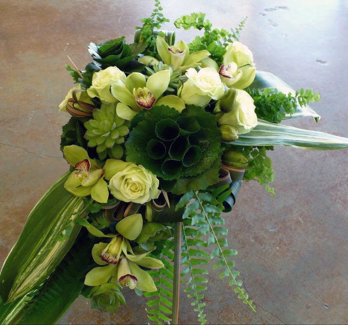 Natural greenery bouquet