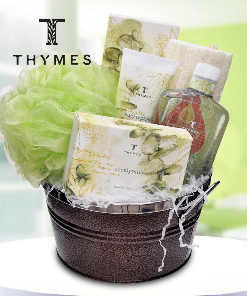 Thymes Eucalyptus Spa Gift Basket from Mary Murray's Flowers