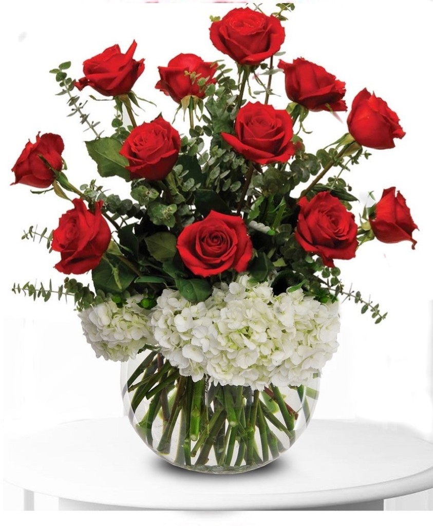 Ruby Red Roses by Mary Murray's Florist