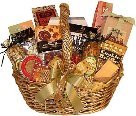 A Gourmet Cookie Basket by Rose Bud Flowers & Gifts