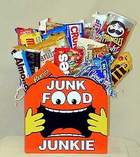 Junk Food Junkie Gift Box by Adrian Durban Florist