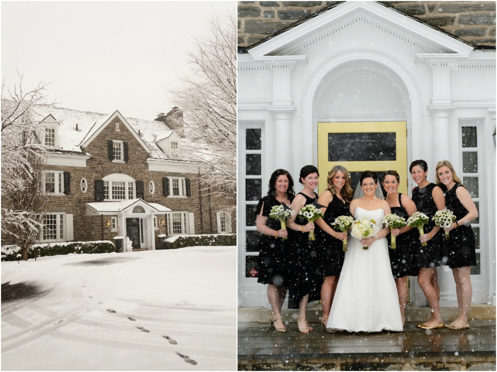 A winter wonderland served as the backdrop for Brigid and Tim's late March wedding, but that  only added to the beauty of this special day.