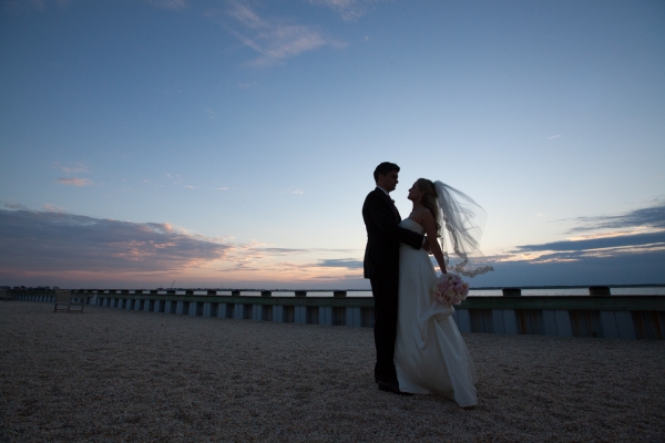 Jersey shore beach wedding