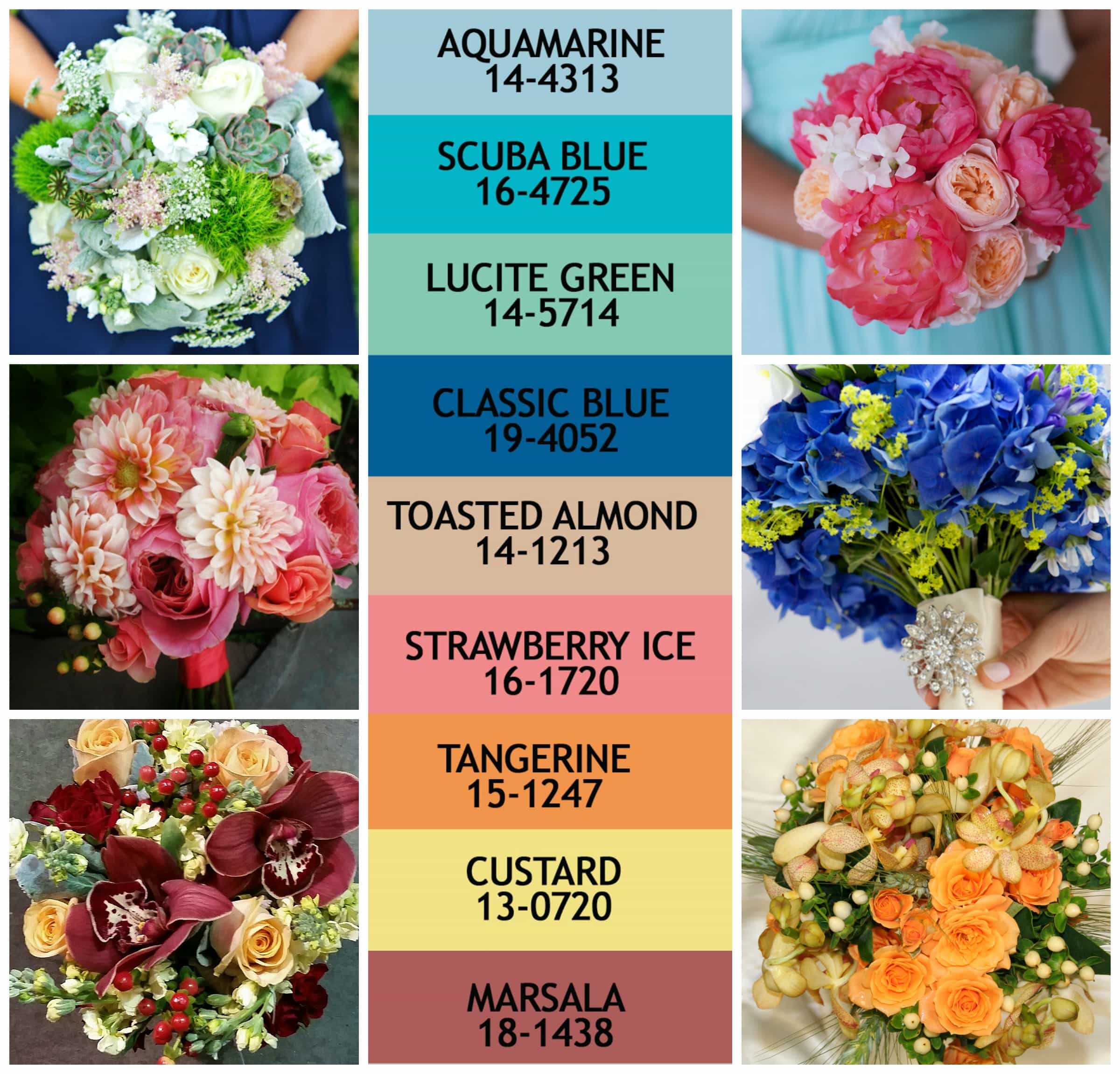 Pantone Summer 2015 Color Inspiration for Your Wedding or Special Event