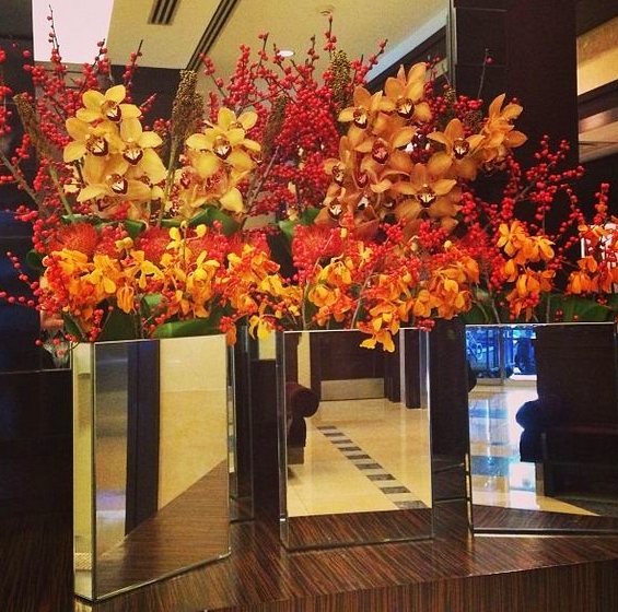 Fall flowers at Sofitel Hotel Philadelphia