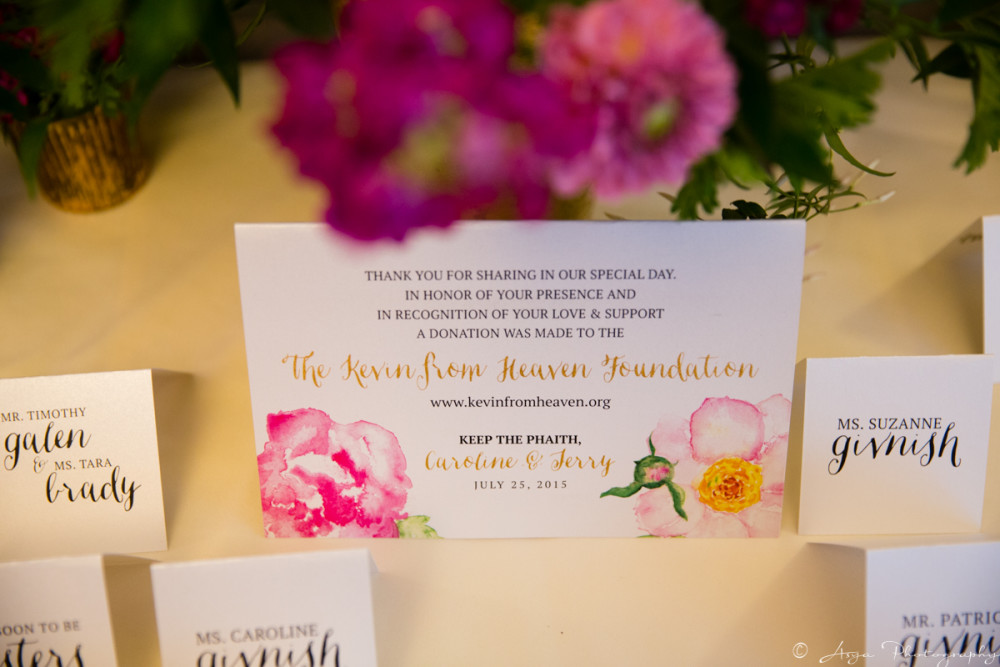 Custom floral themed stationery