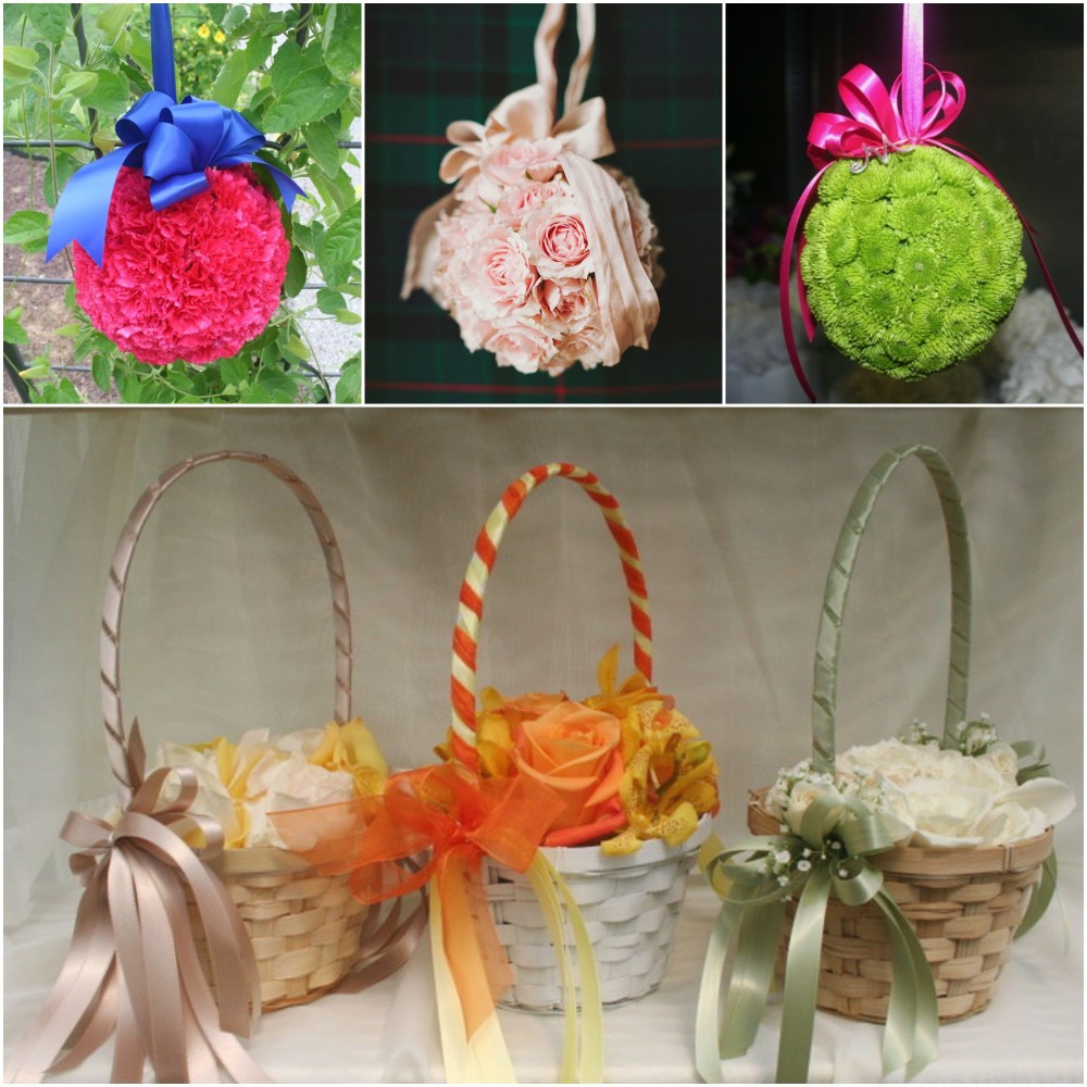 pomanders + flower baskets