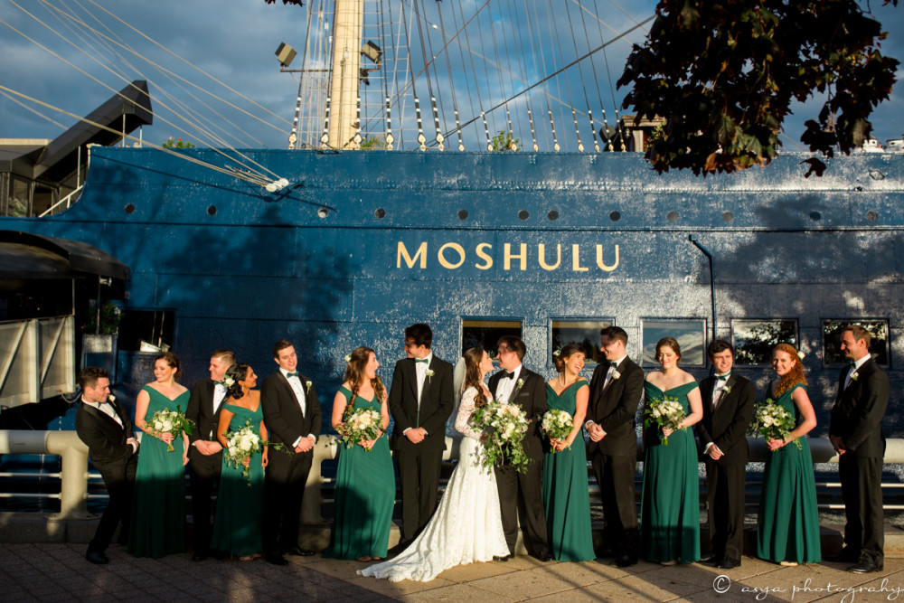 Moshulu wedding party