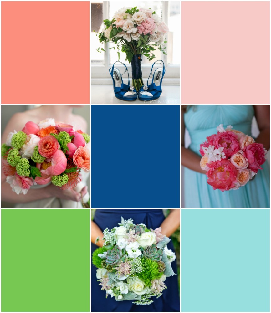 Wedding Color Palette Inspired by Pantone's Spring Trends 2016