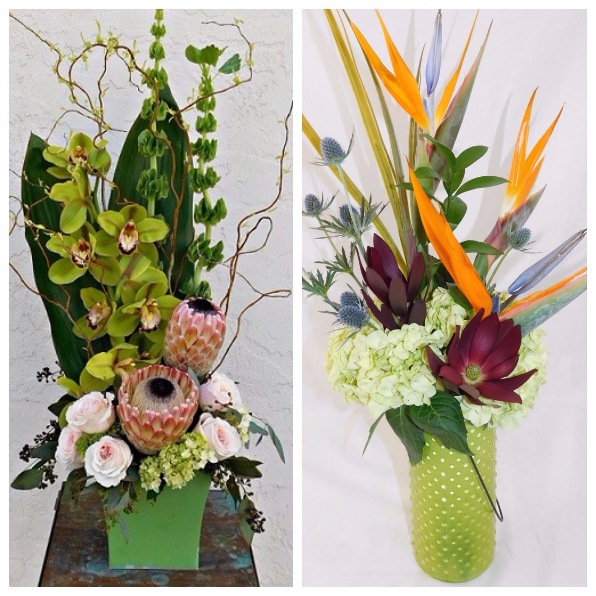 tropical floral arrangements 